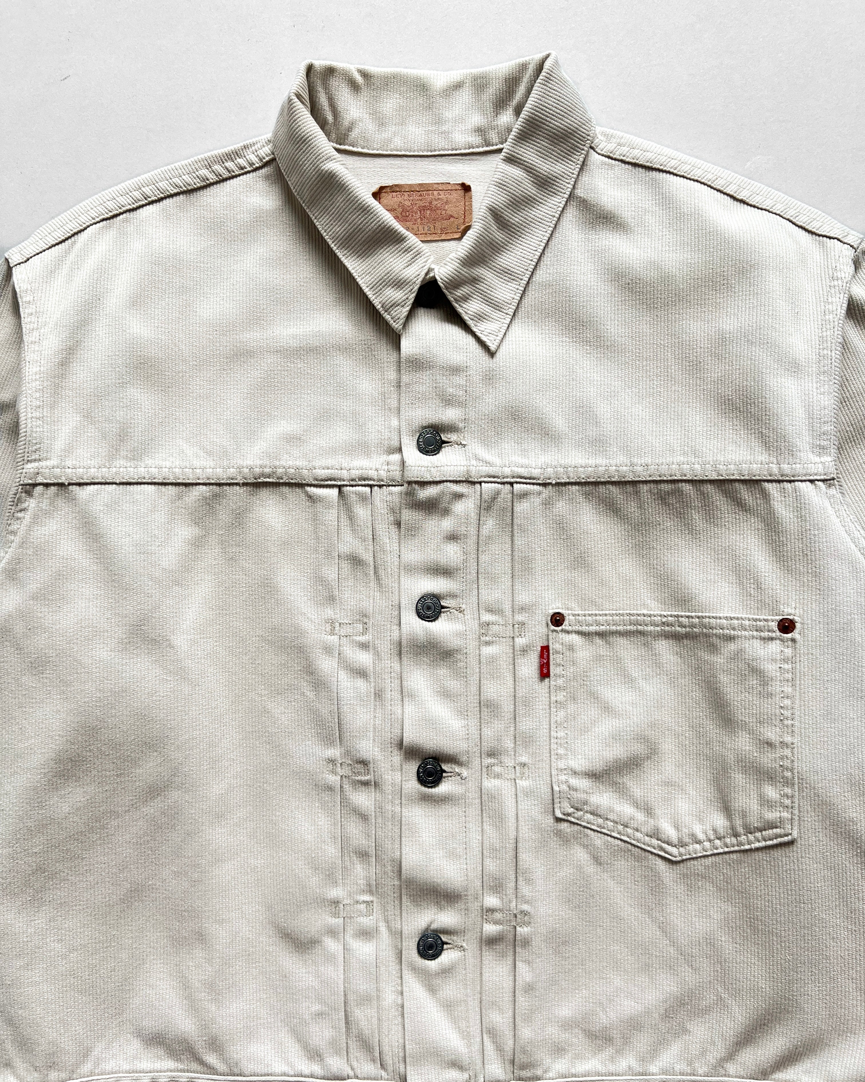 1980S LEVI'S BIG E TYPE I PIQUE JACKET (L)