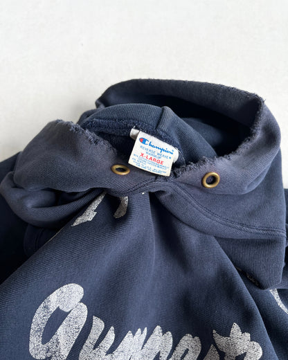 1980S CHAMPION 'STUYVESANT GYMNASTICS' REVERSE WEAVE HOODIE (XL)