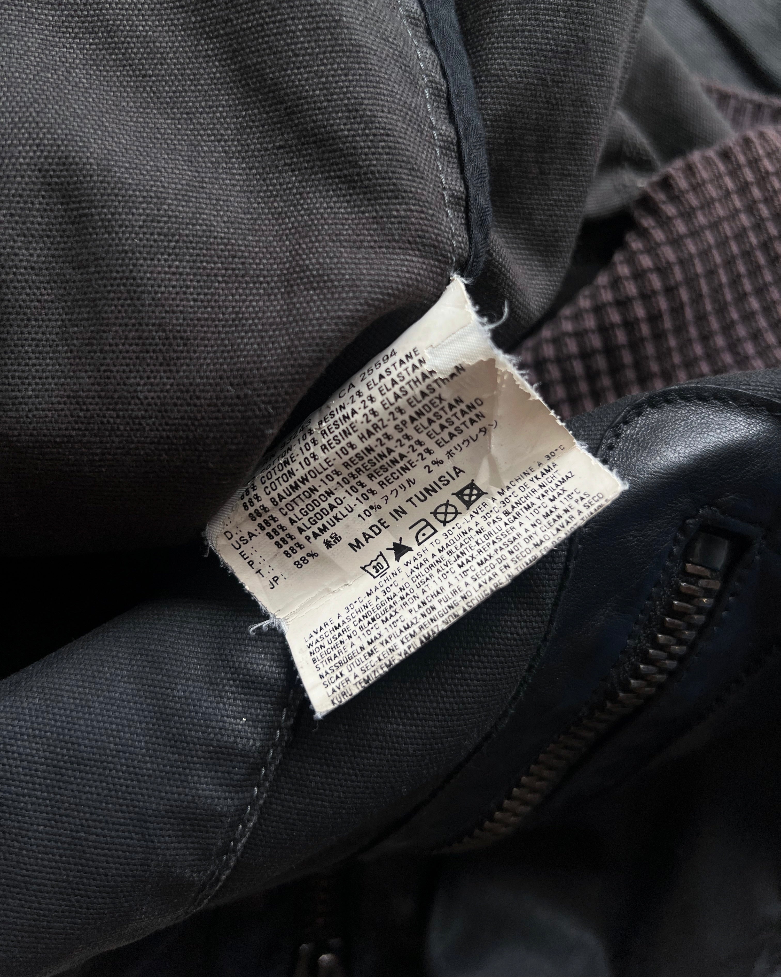 2000S DIESEL RESIN COATED BOMBER JACKET (M)