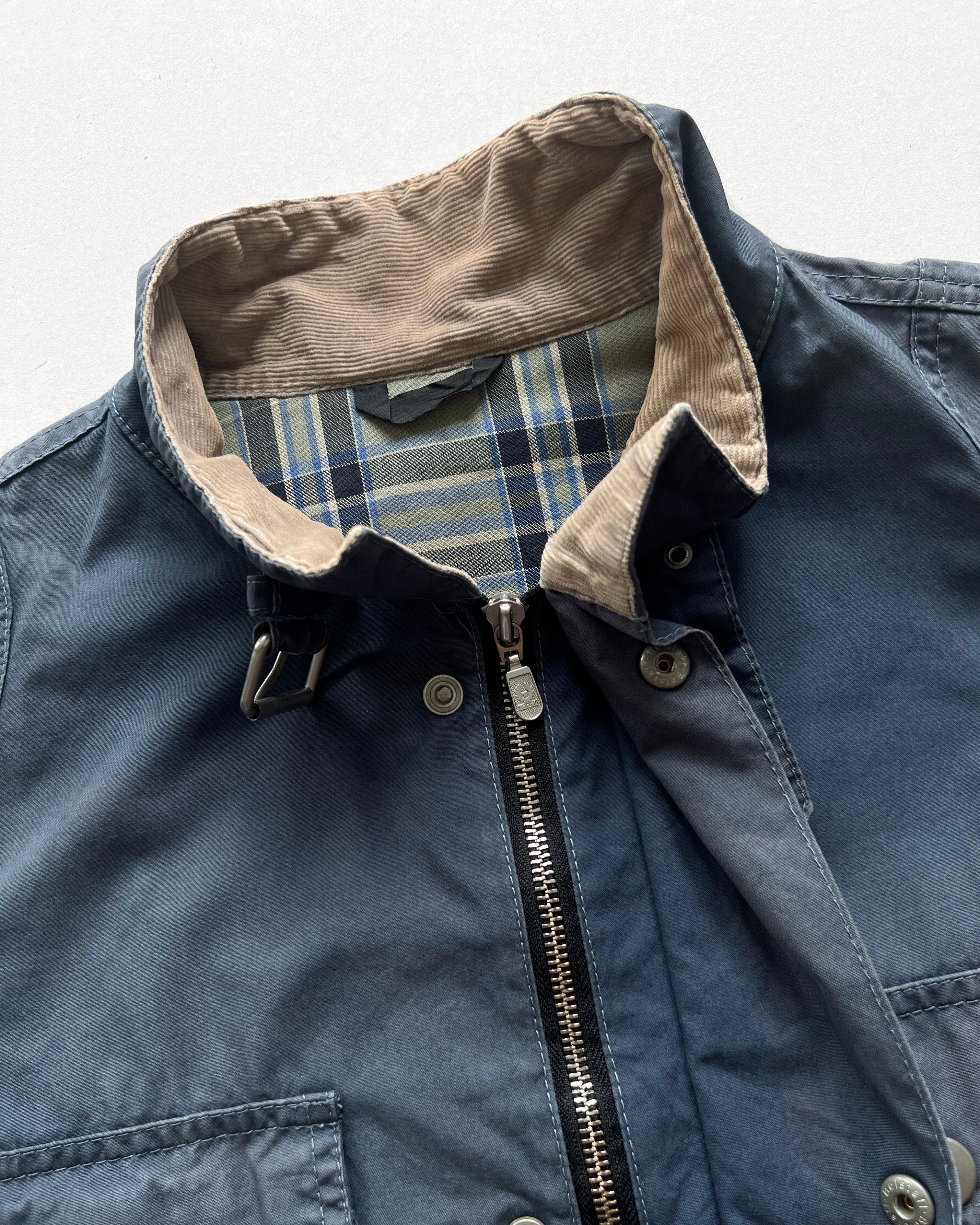 1990S FADED BELSTAFF MOTORCYCLE JACKET (L)