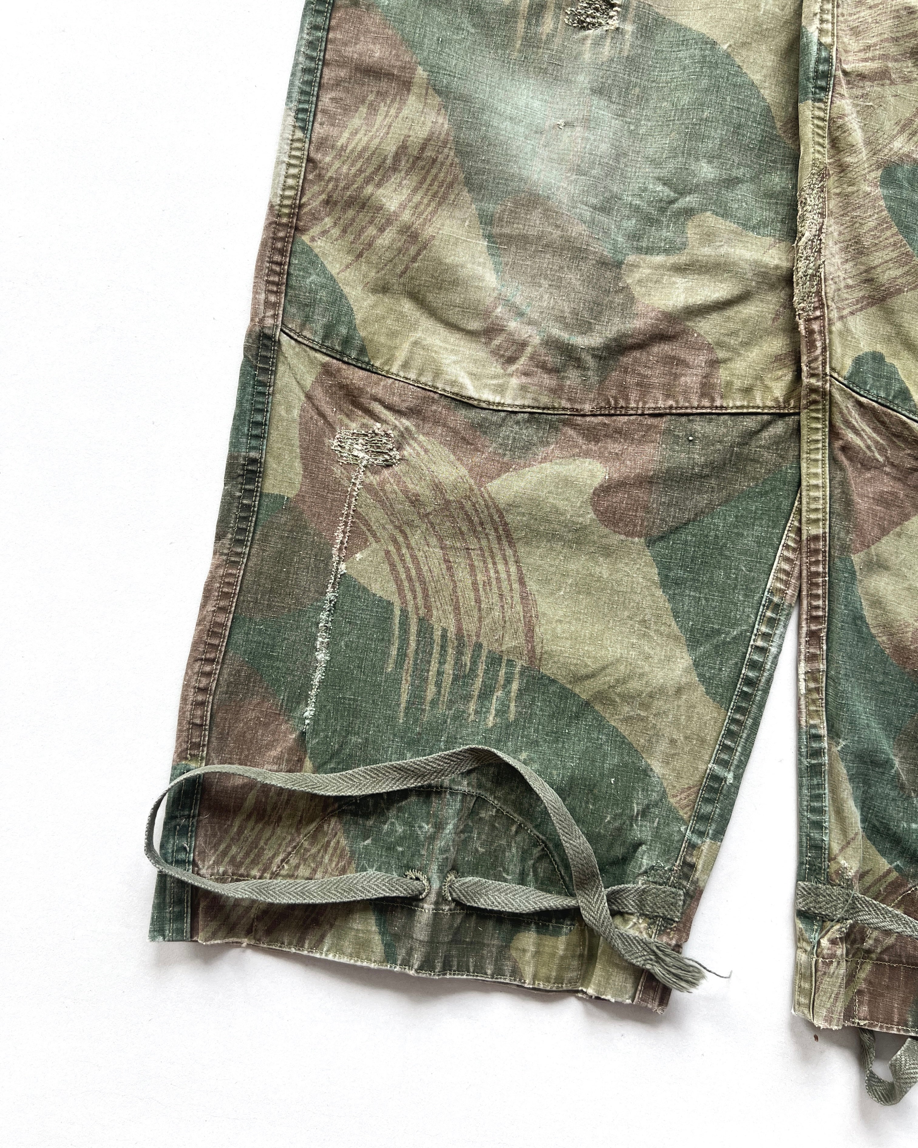 1950S BELGIUM ARMY BRUSHSTROKE CAMO PANTS (36-39)