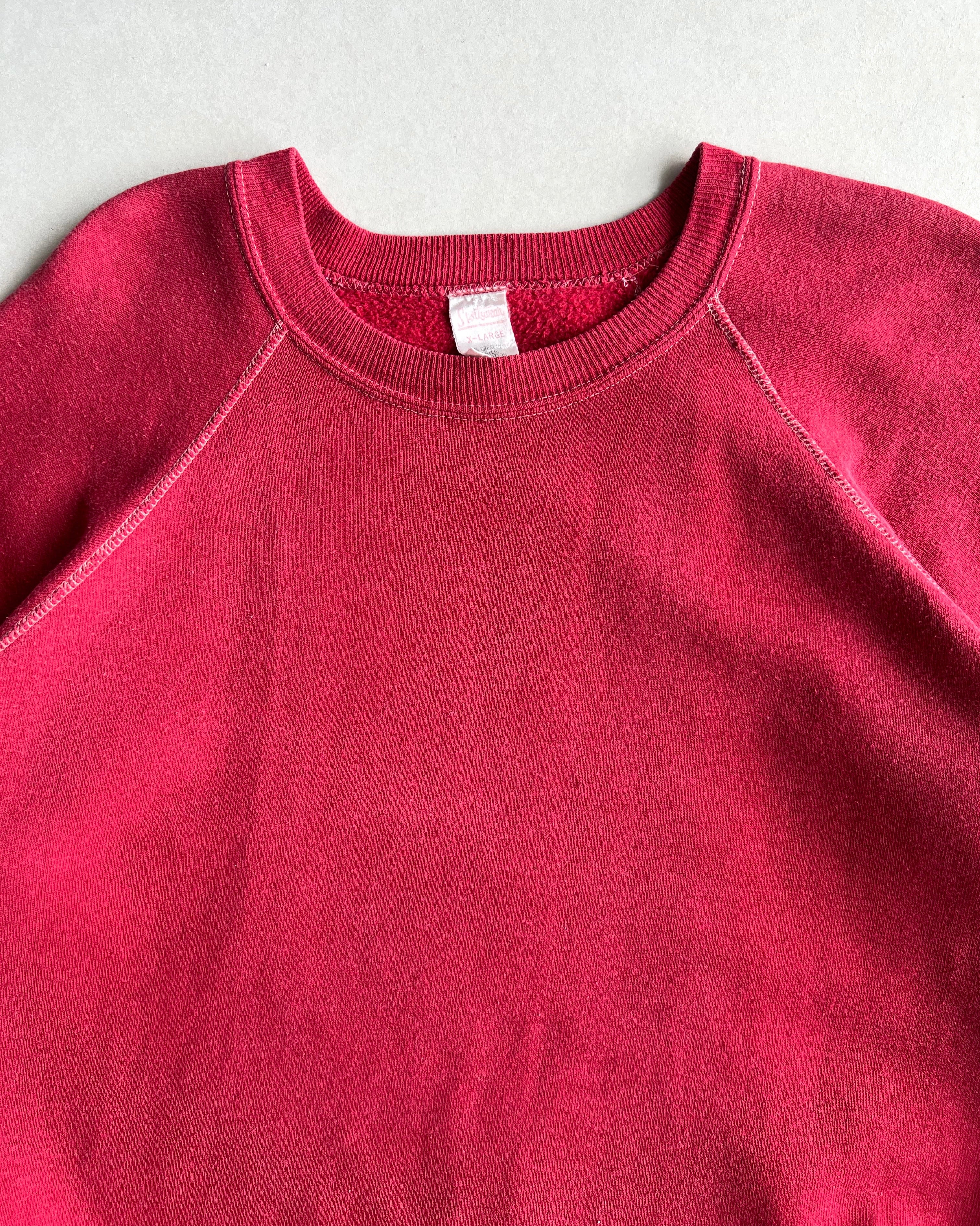 1970S SPORTSWEAR RAGLAN SWEATSHIRT (XL)