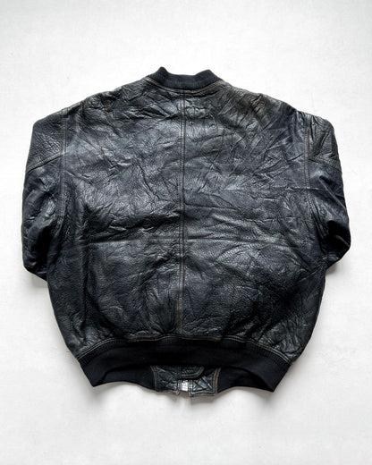 1980S JAPANESE BRAND SHEEPSKIN BOMBER JACKET (M)