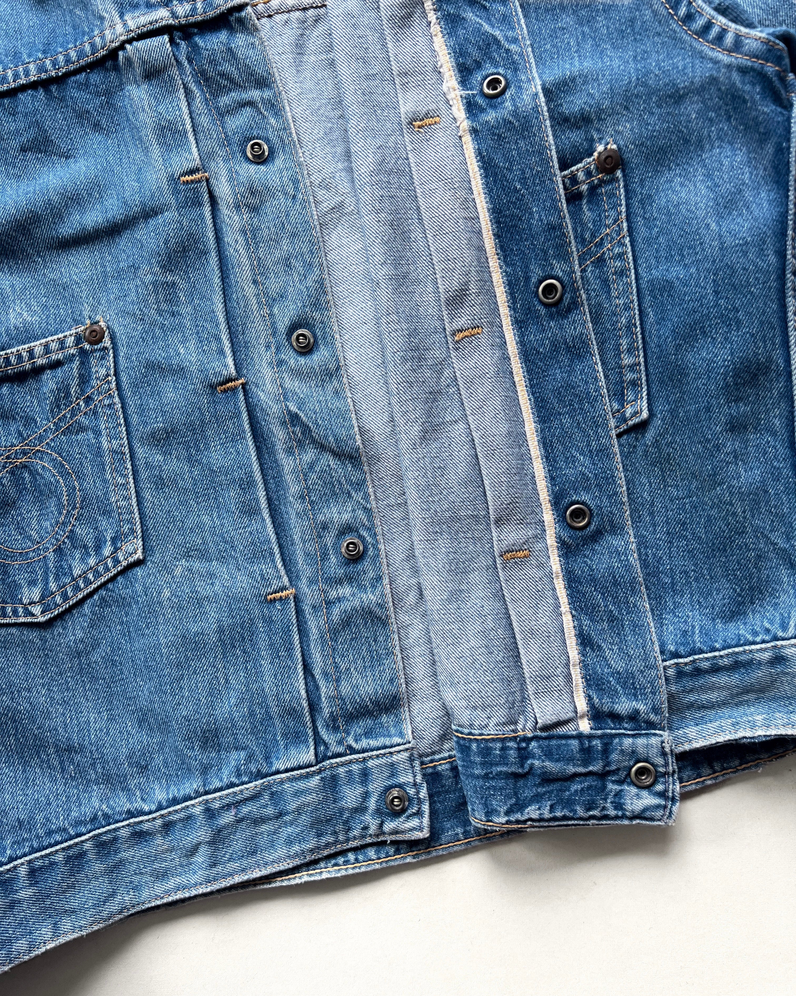 1960S MONTGOMERY WARD 101 TYPE II SELVEDGE DENIM JACKET (M)