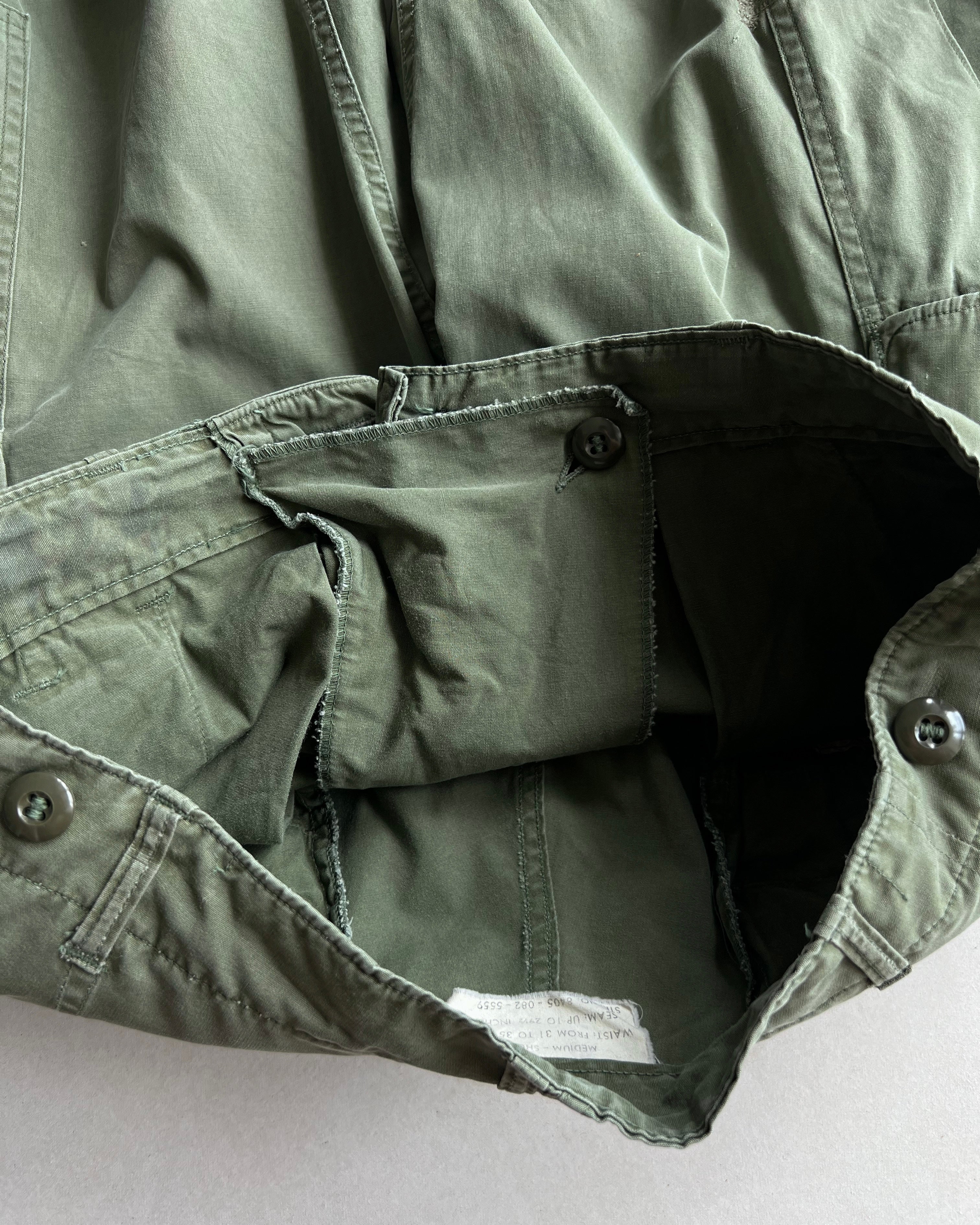 1960S POPLIN OG107 US ARMY JUNGLE CARGO (30-33)