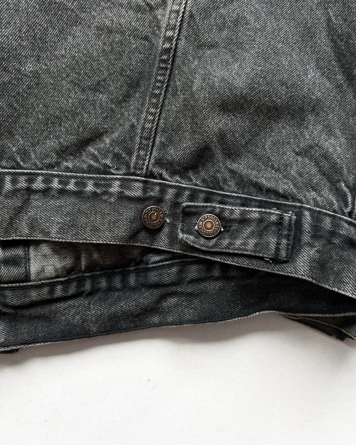 1990S BLACK LEVI'S TYPE III JACKET (XL)