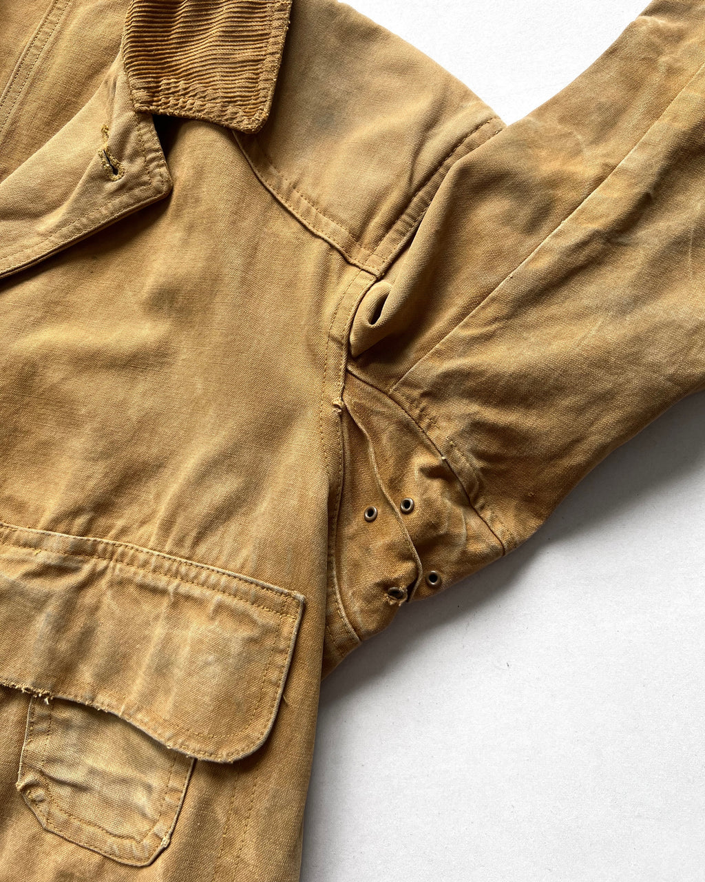 1920S REDHEAD CANVAS HUNTING JACKET (L)