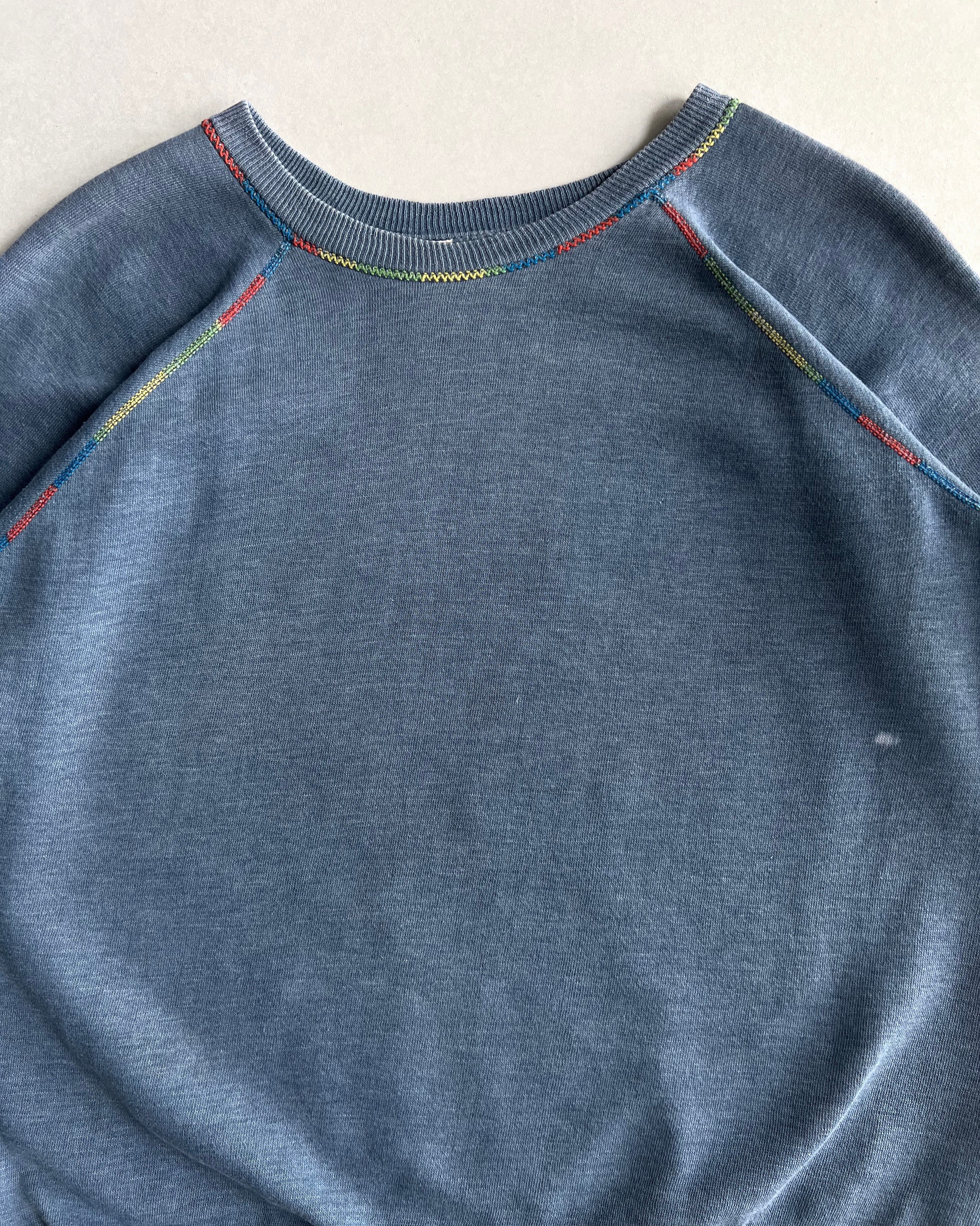 1970S JC PENNEY RAGLAN SHORT SLEEVES SWEATSHIRT (XL)