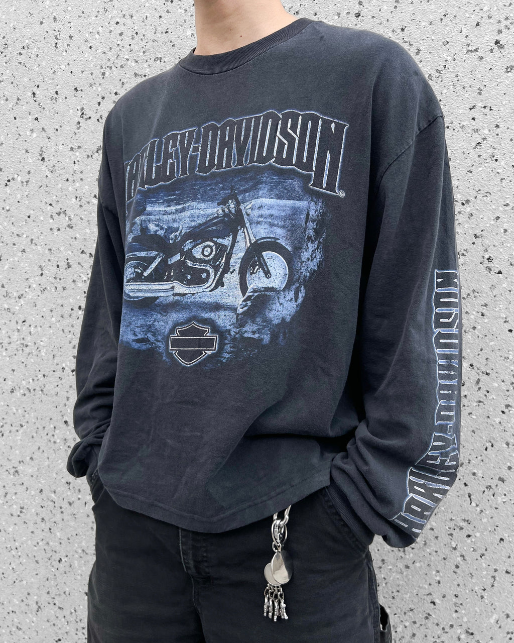 2000S HARLEY DAVIDSON 'ST. PAUL MINNESOTA' LONGSLEEVES TEE (XXL)