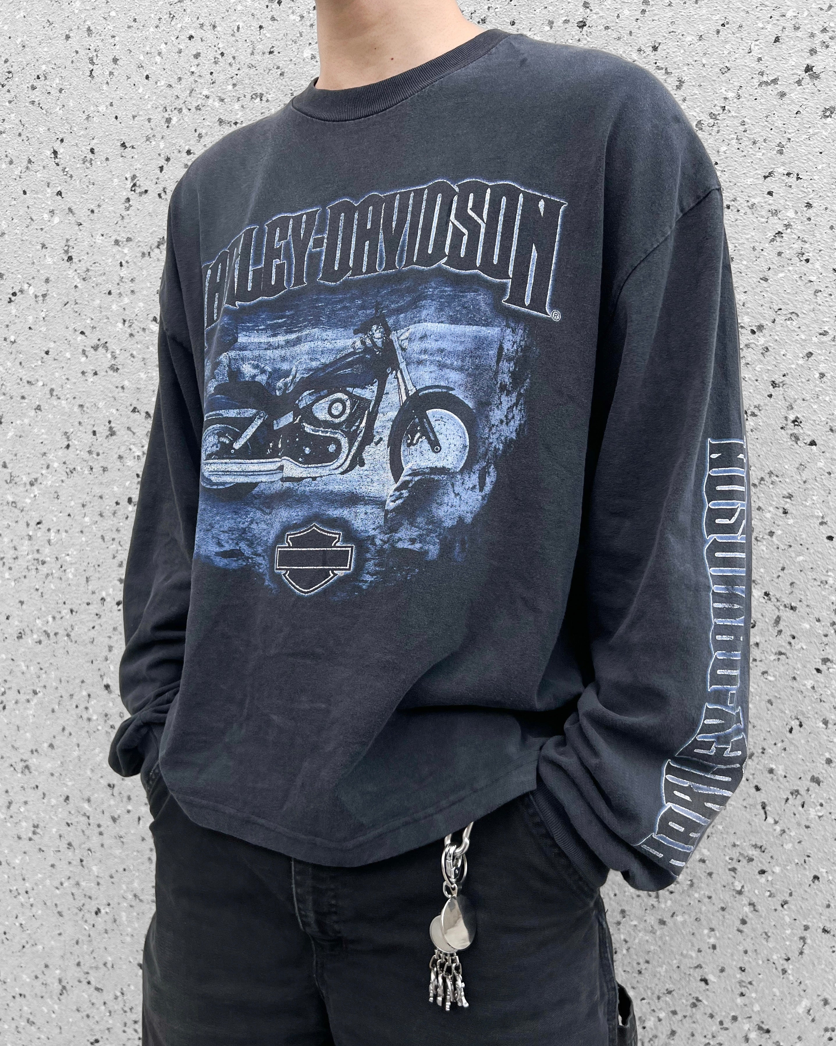 2000S HARLEY DAVIDSON 'ST. PAUL MINNESOTA' LONGSLEEVES TEE (XXL)