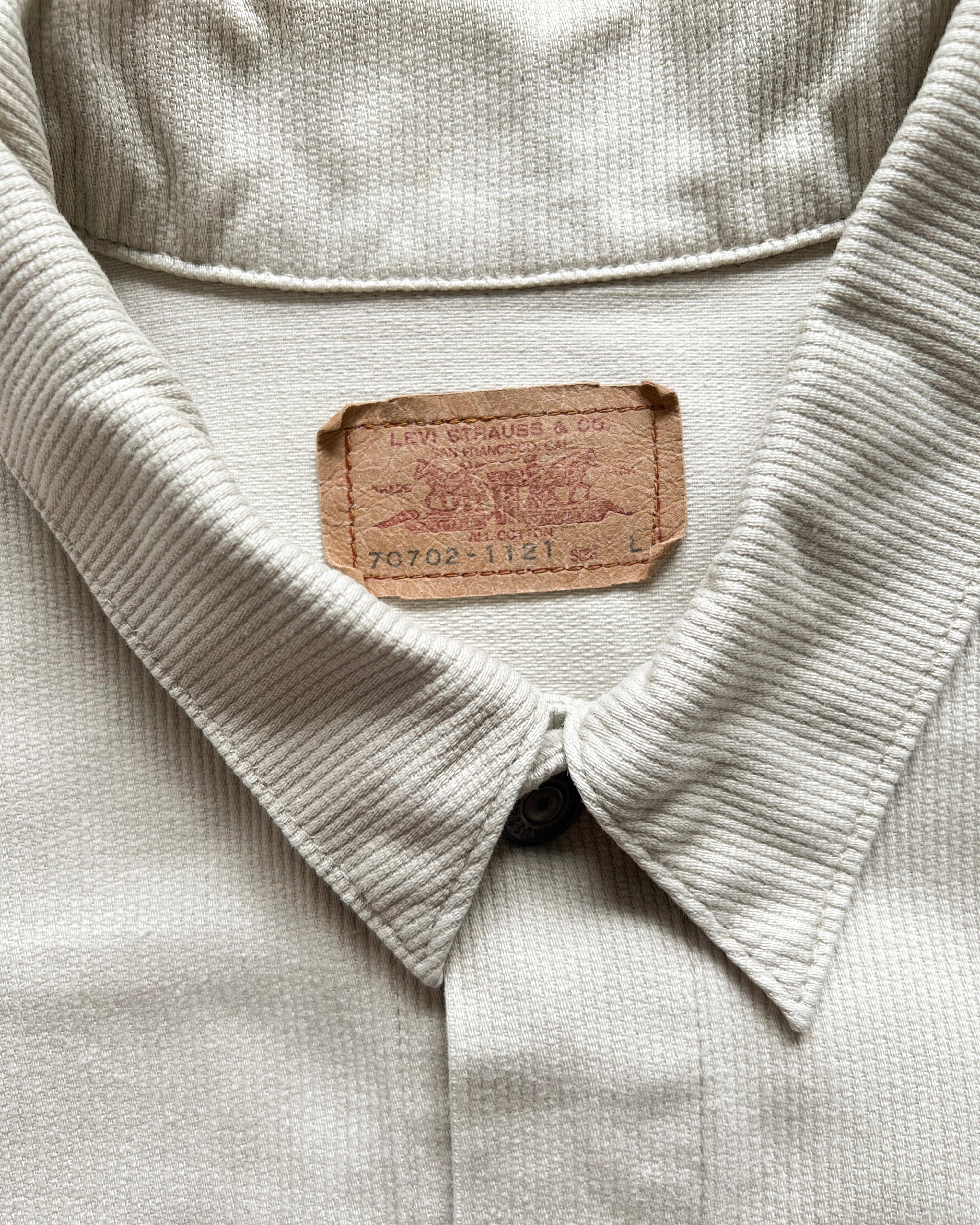 1980S LEVI'S BIG E TYPE I PIQUE JACKET (L)