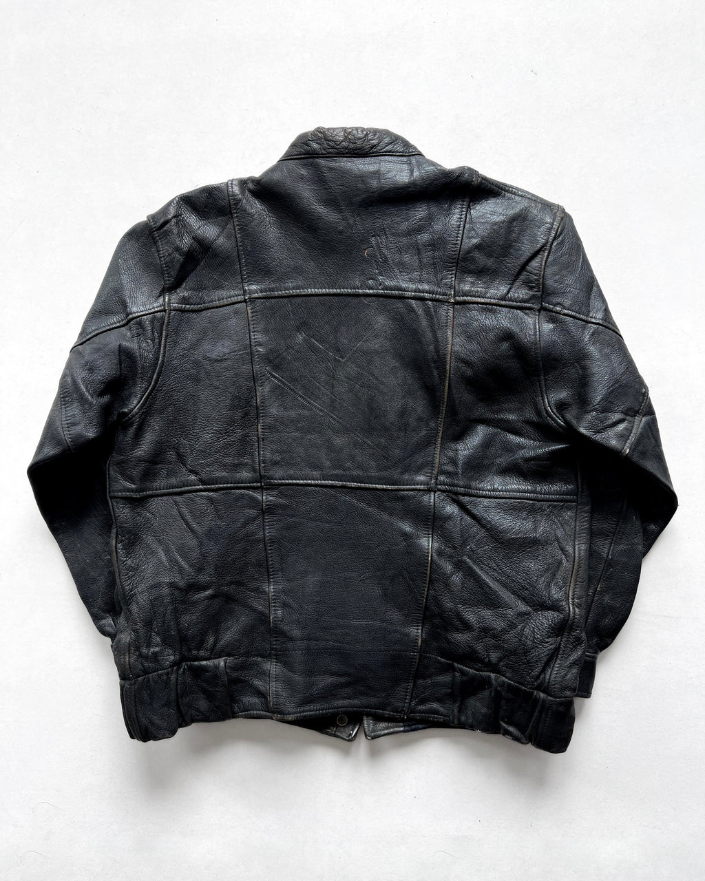 1980S SEGURA MILITARY MOTORCYCLE LEATHER JACKET (ML)