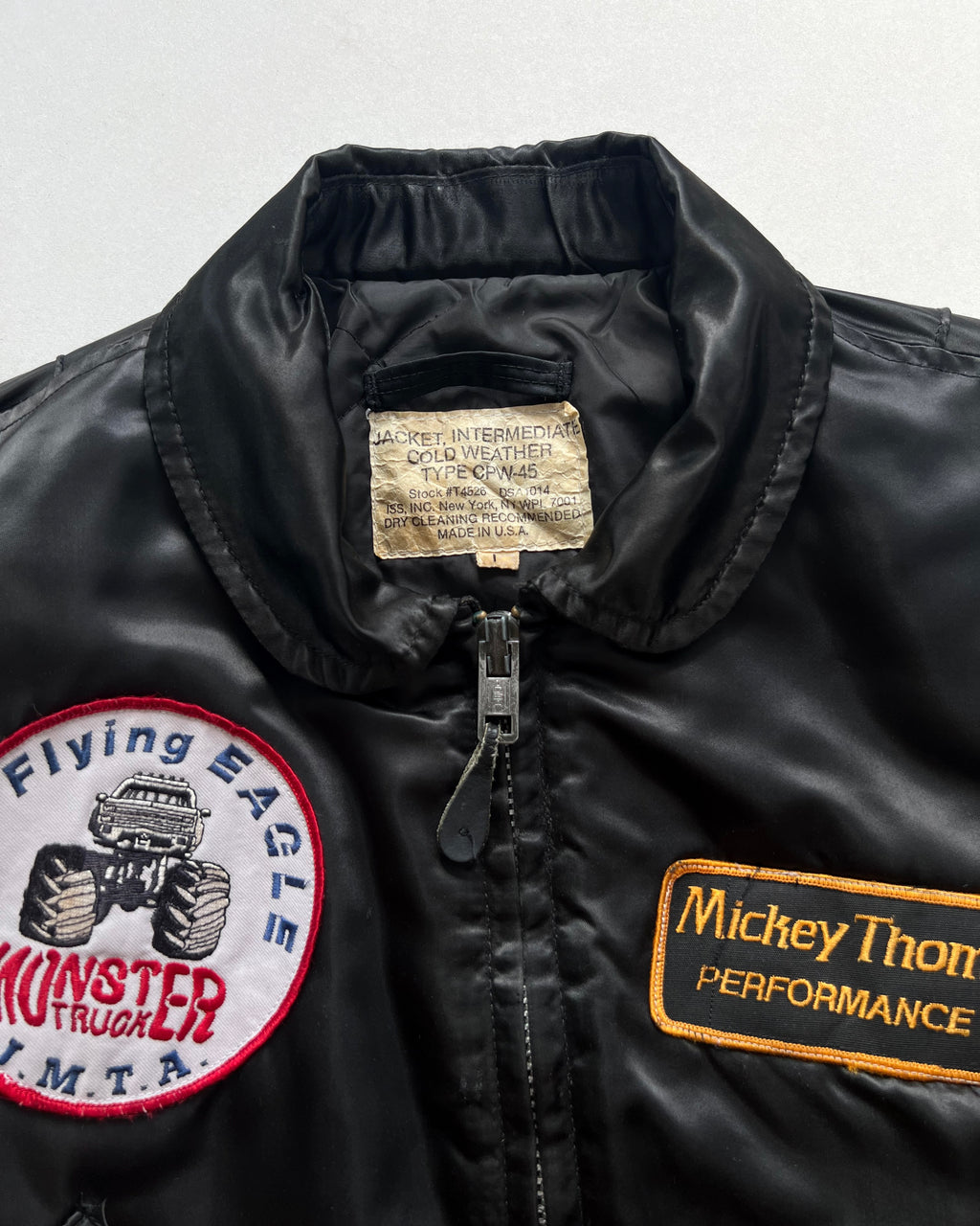 1980S USAF CPW-45 PATCHES FLIGHT JACKET (L)