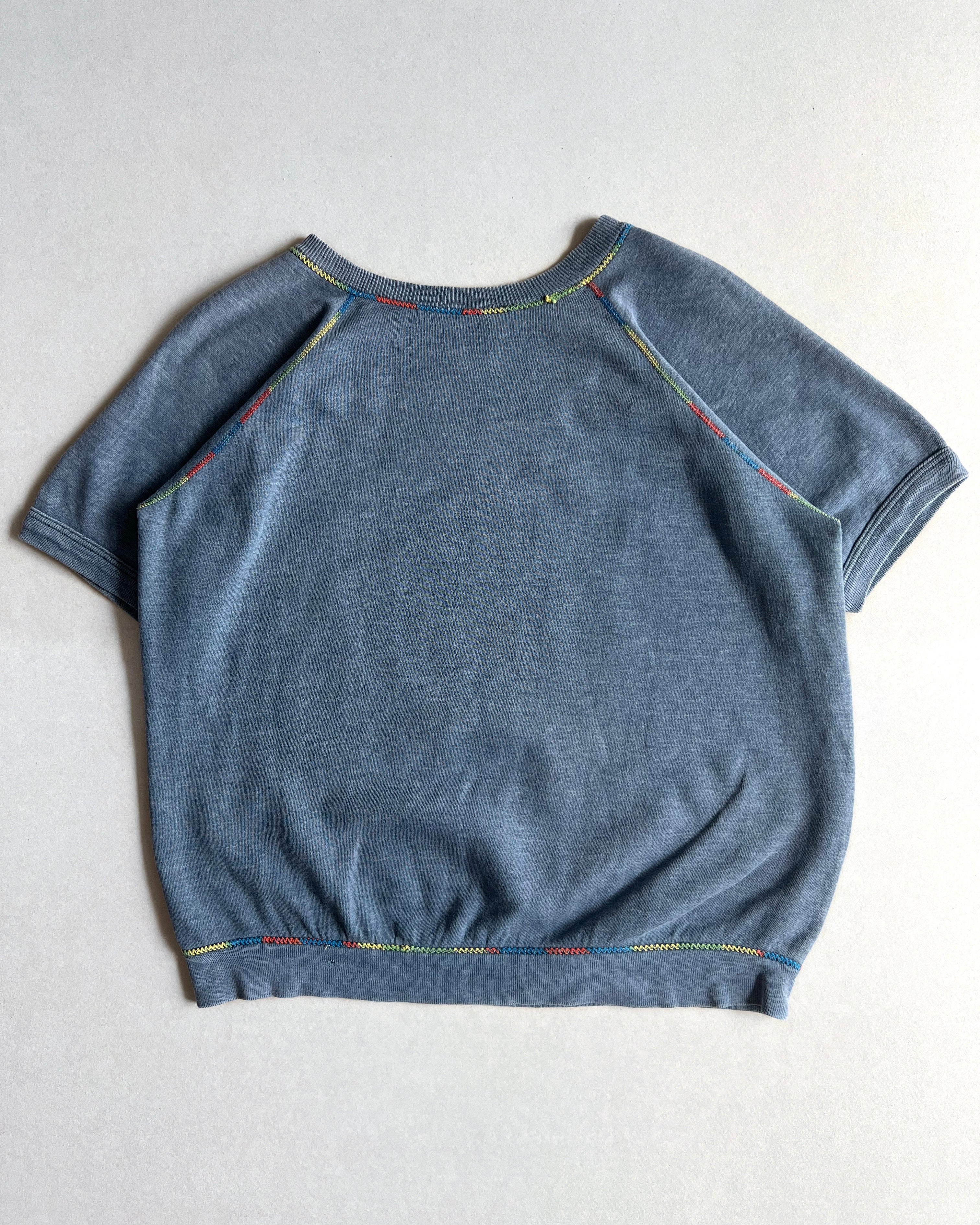 1970S JC PENNEY RAGLAN SHORT SLEEVES SWEATSHIRT (XL)