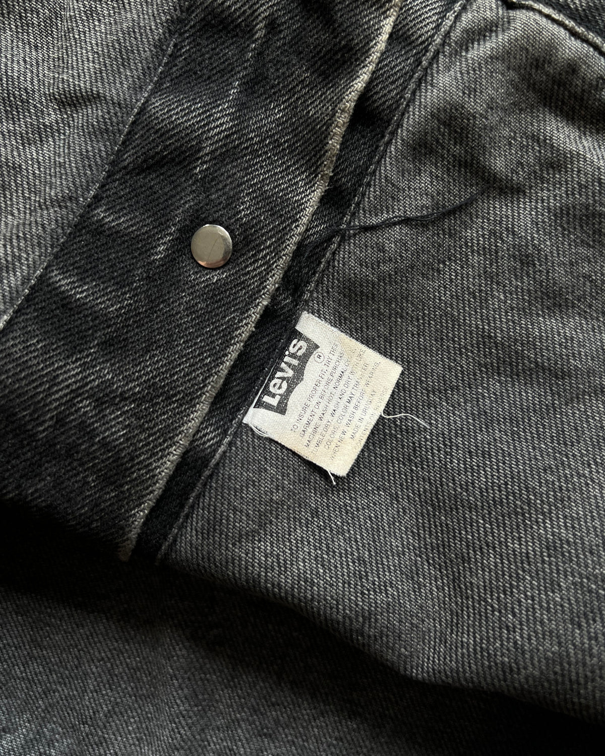 1990S BLACK LEVI'S TYPE III JACKET (XL)