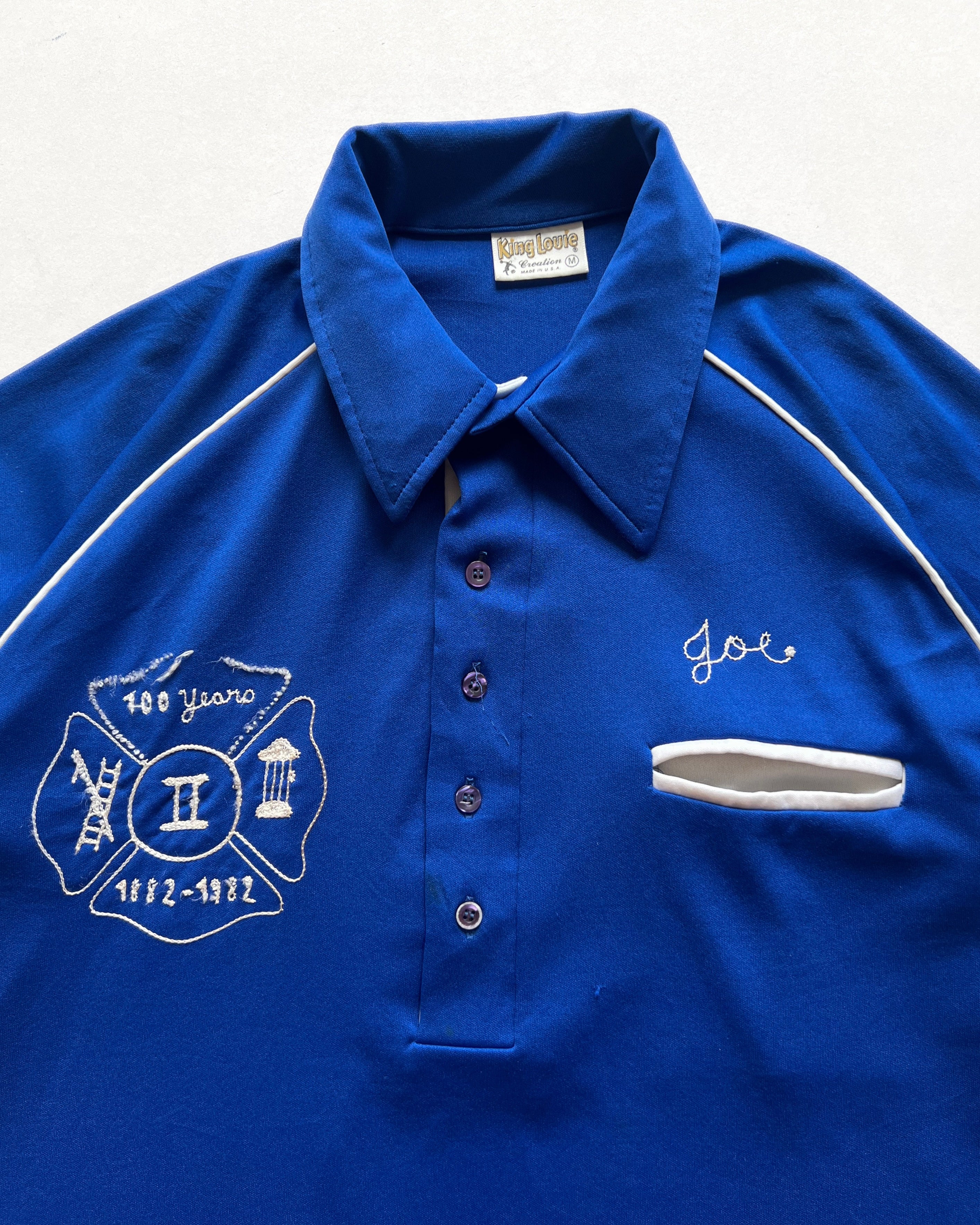 1980S KING LOUIE 'LAURENCE CEDARHURST' POLO SHIRT (M)