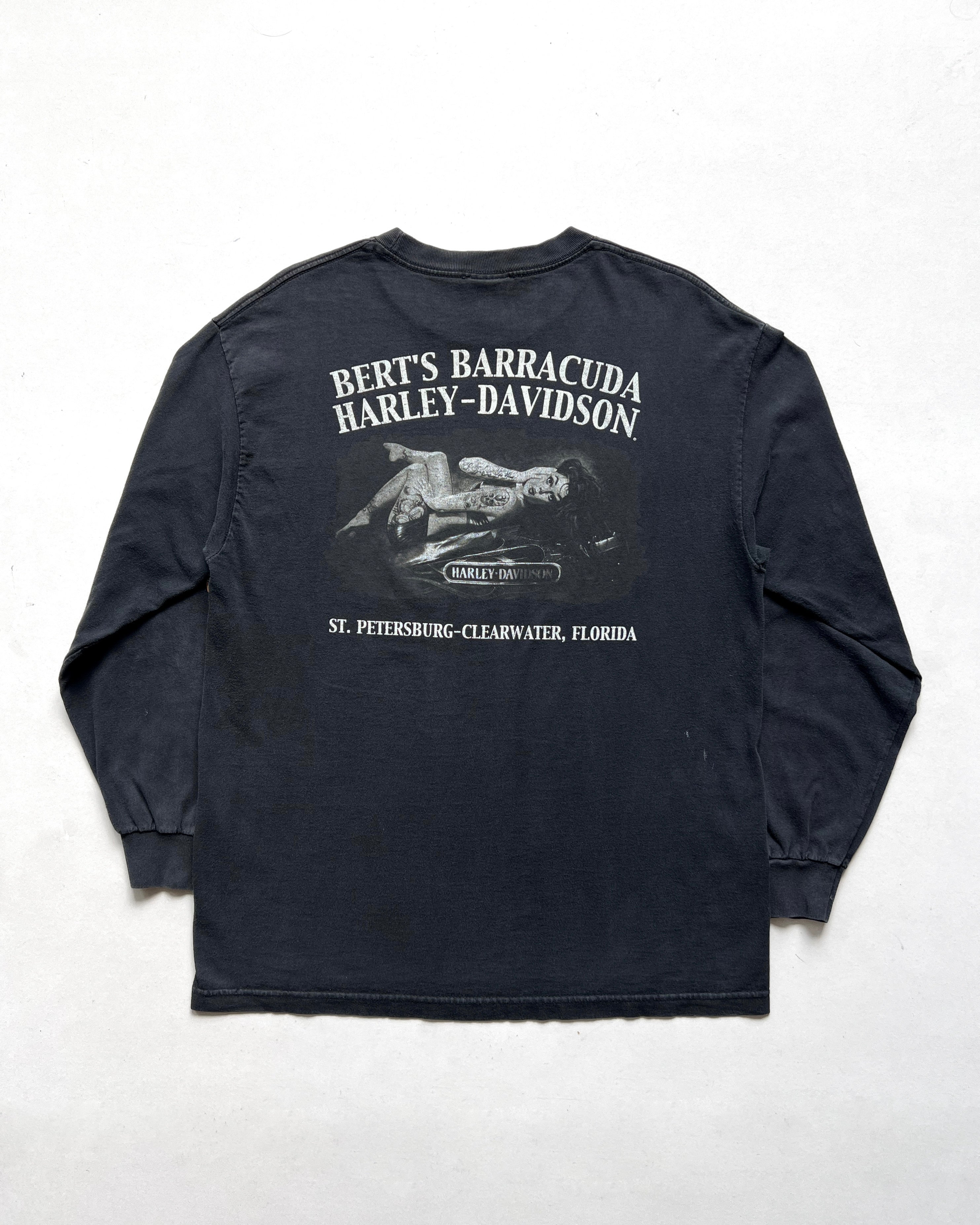 2000S HARLEY DAVIDSON LONGSLEEVES TEE (L)
