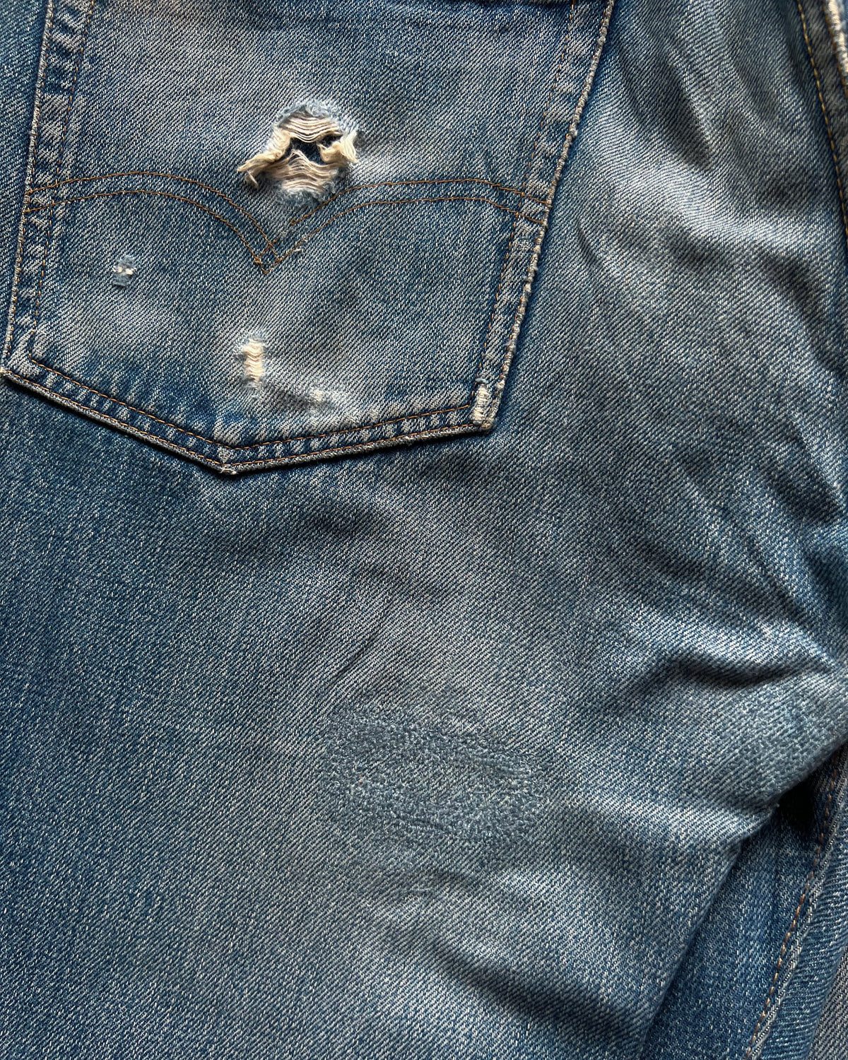 1960S LEVI'S BIG E 501 SELVEDGE JEANS (34)