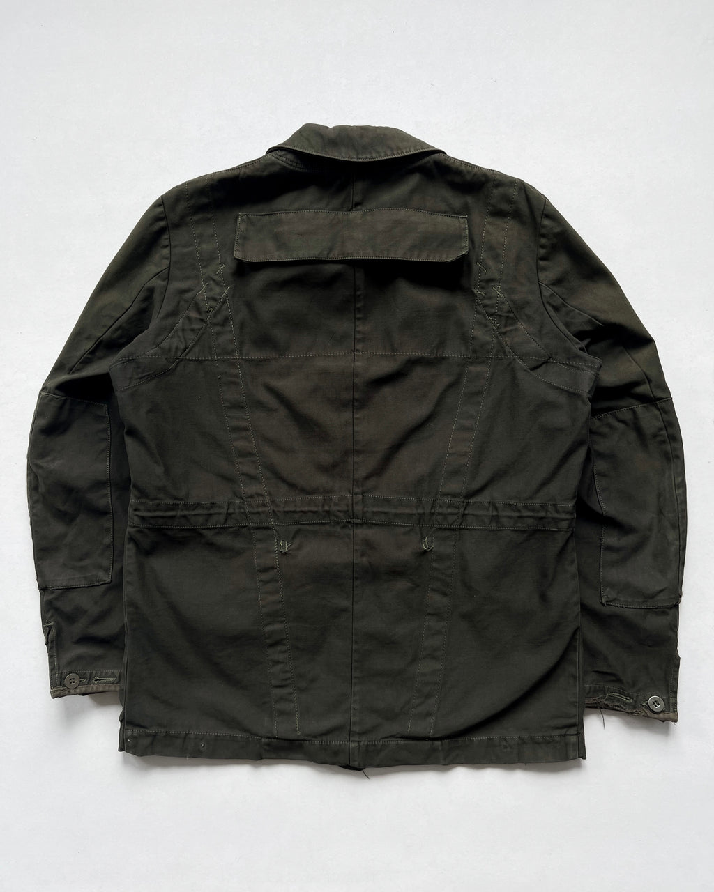 1970S SWEDISH C48 MILITARY ZIPPER JACKET (M)