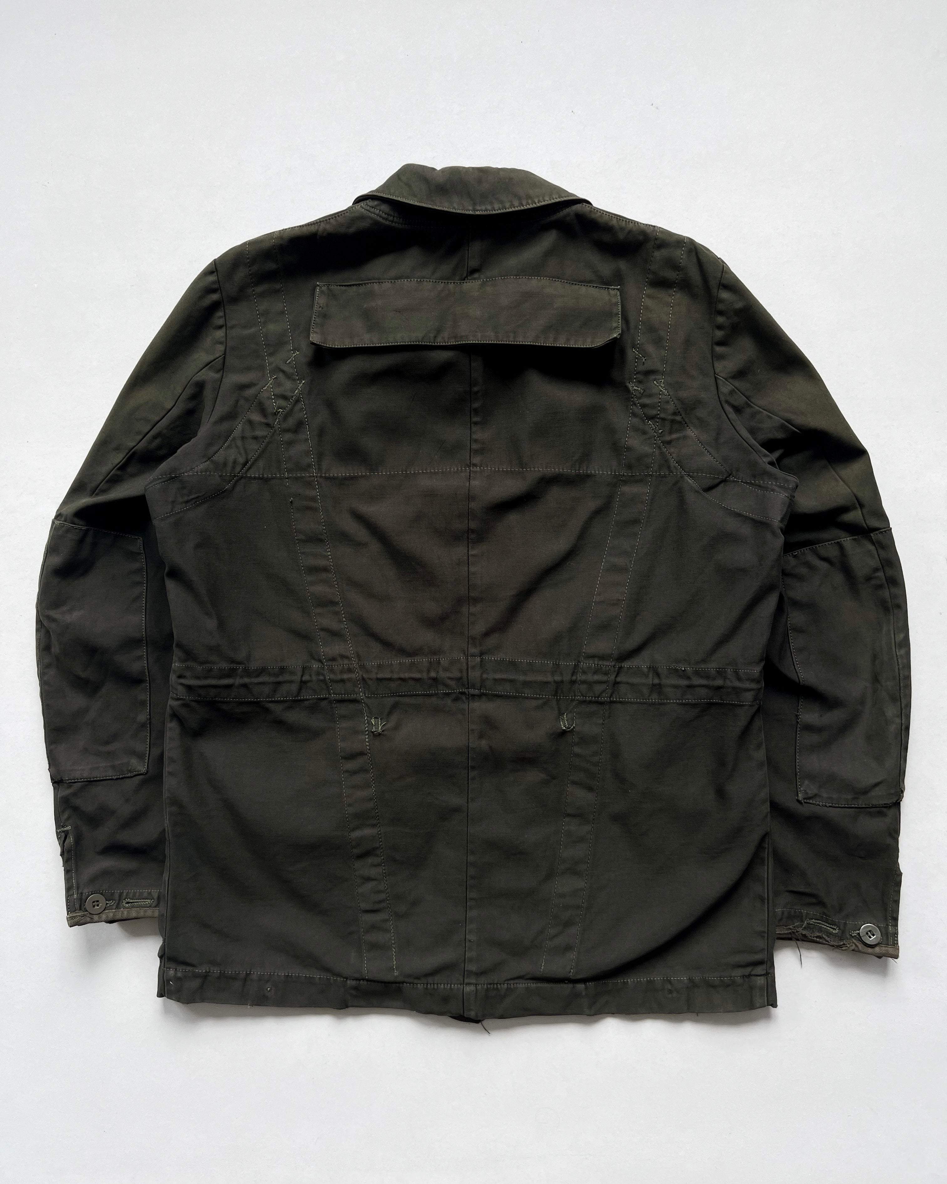 1970S SWEDISH C48 MILITARY ZIPPER JACKET (M)