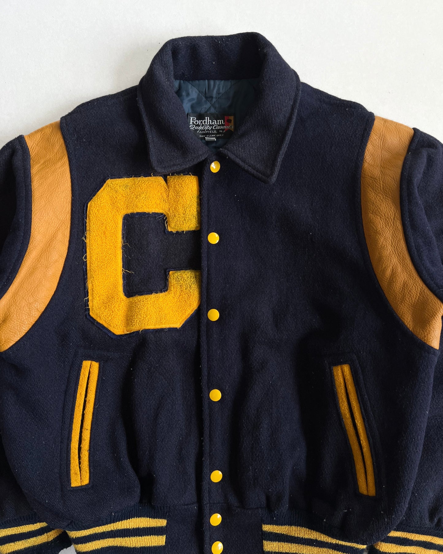 1970S 'CULPEPER' LETTERMAN VARSITY JACKET (L)