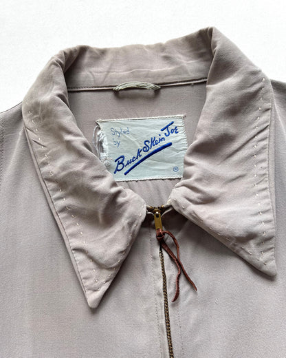 1950S BUCK SKEIN JOE GABARDINE RAYON JACKET (L)