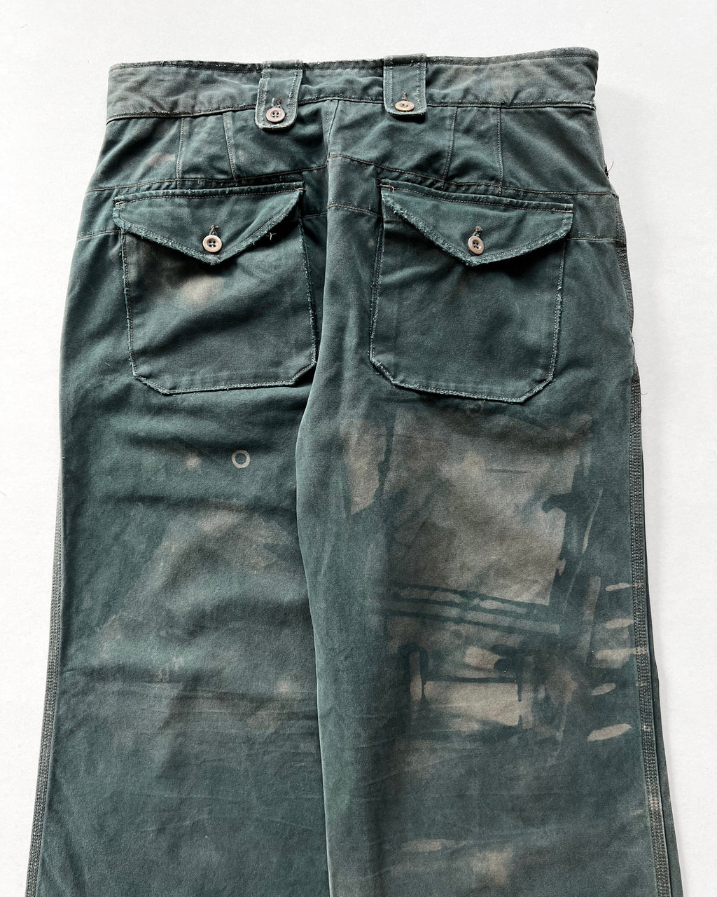1990S EMERALD GREEN RALPH LAUREN BATTLEDRESS TROUSERS (30-35)