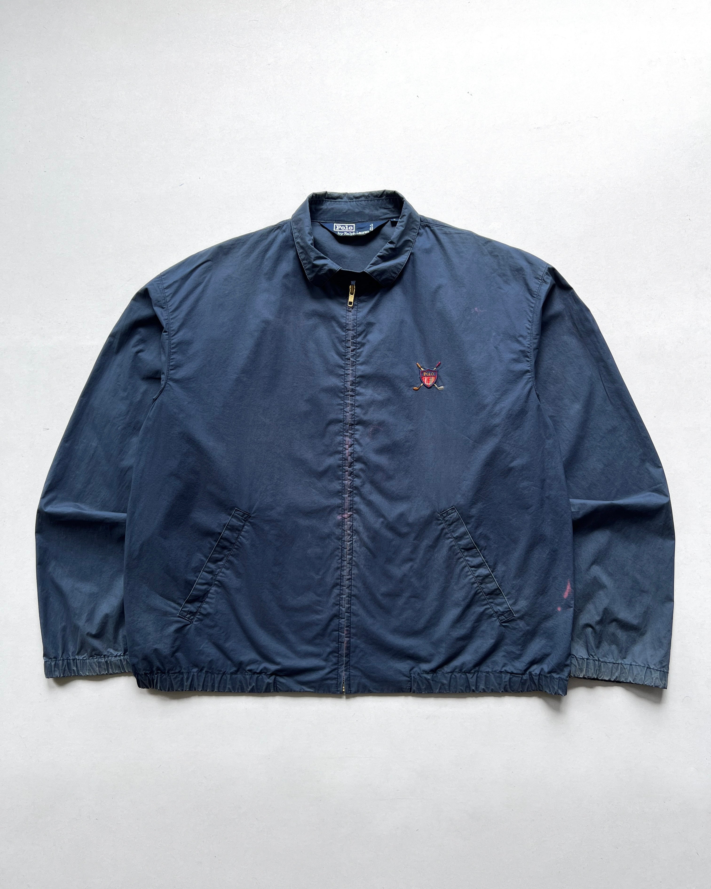 1990S RALPH LAUREN GOLF HARRINGTON WINDBREAKER JACKET (L)