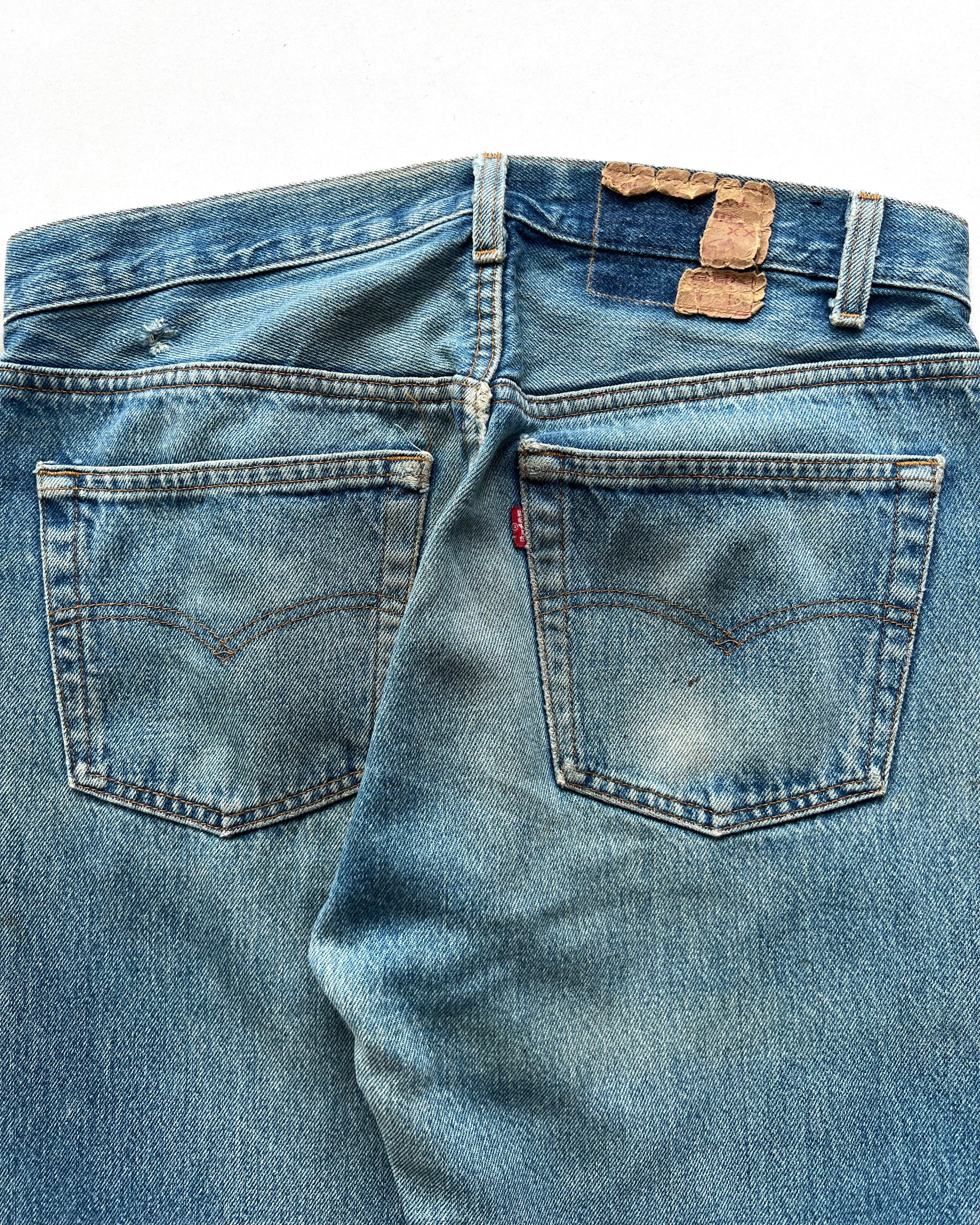 1980S FADED LEVI'S 501 JEANS (32)