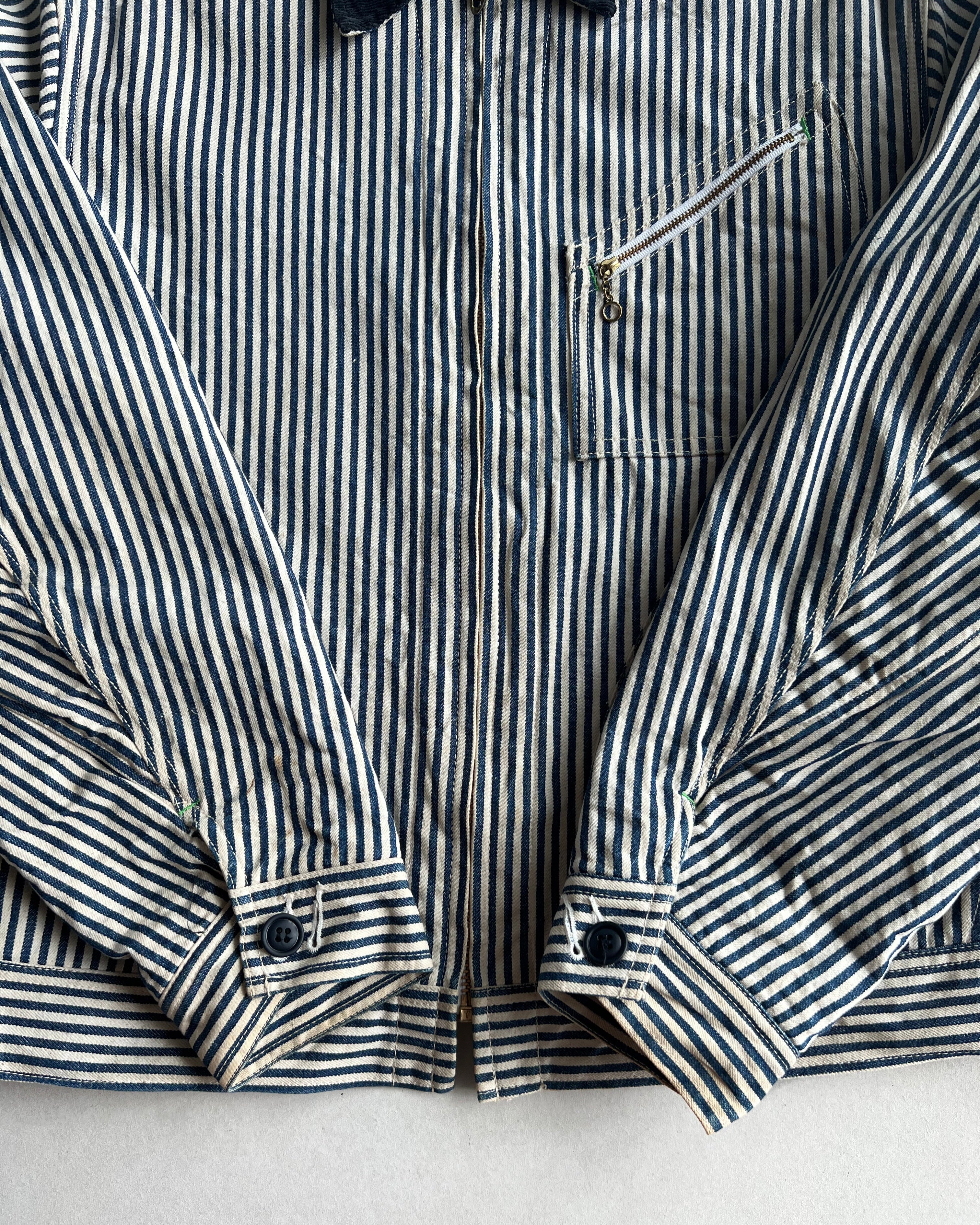 1960S WORKROOM HICKORY WORK JACKET (L)