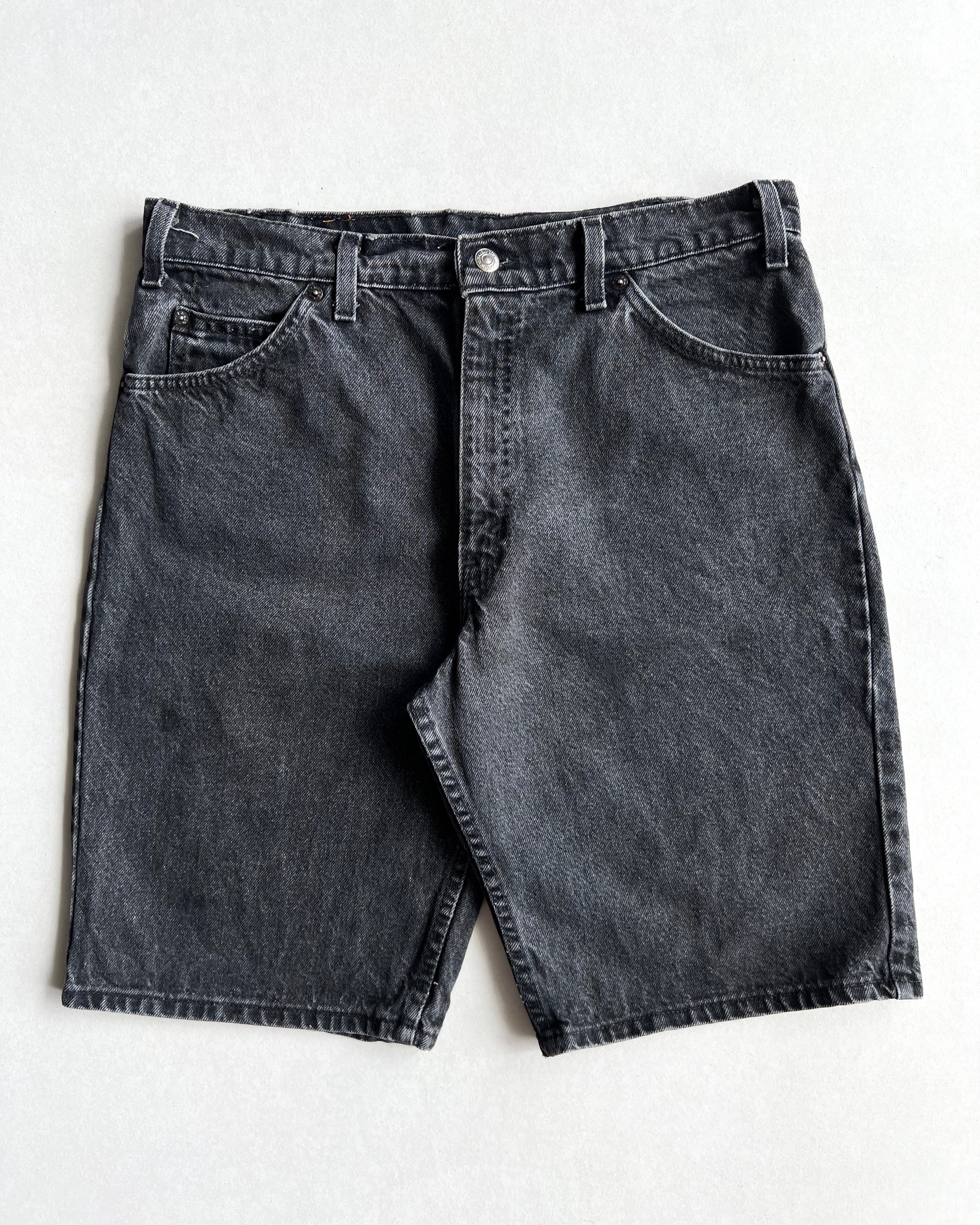 1990S FADED BLACK LEVI'S 550 SHORT S (34X00)