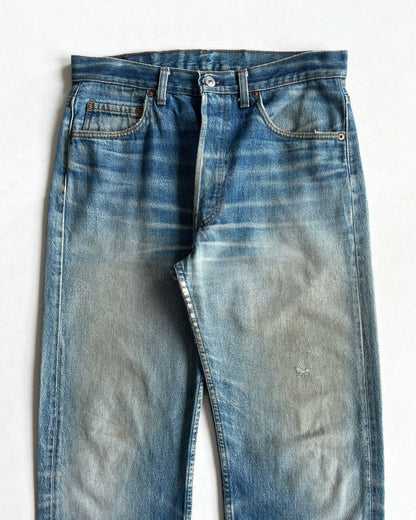 1990S FADED LEVI'S 501 JEANS (33)