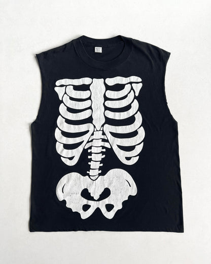 1980S SKULL SINGLE SITCH SLEEVELESS TEE (XL)