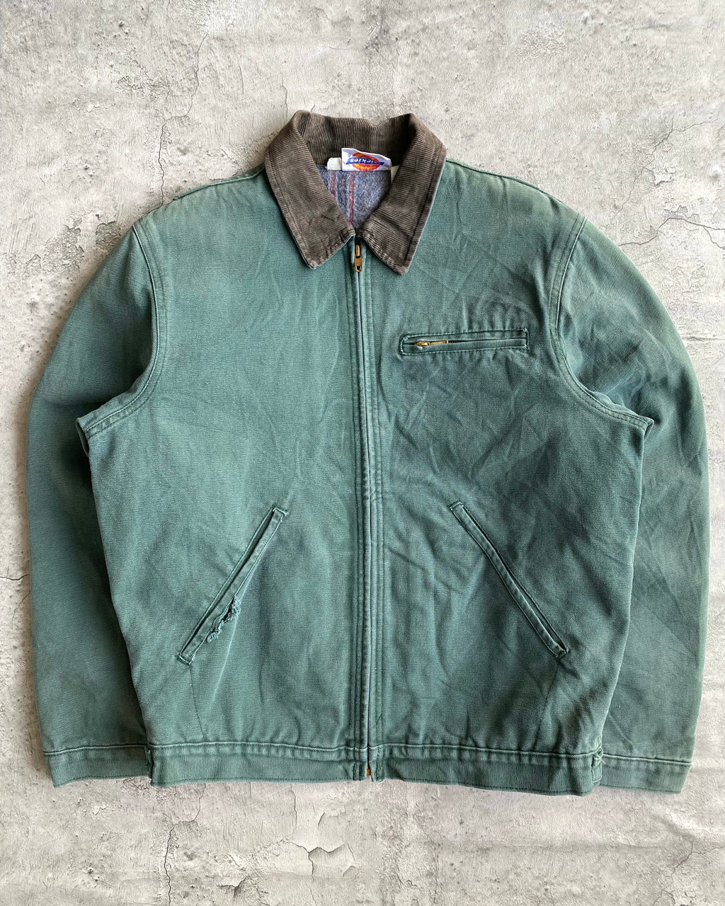 1990S DICKIES CANVAS WORK JACKET (M/L)