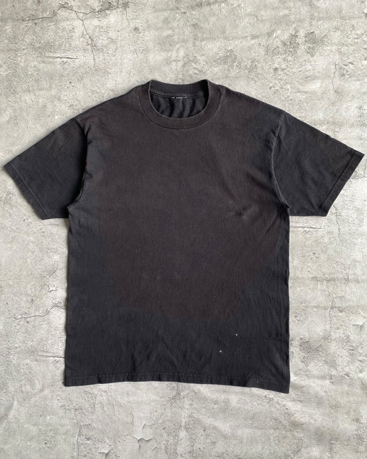 1990S BLACK BLANK TEE (M)