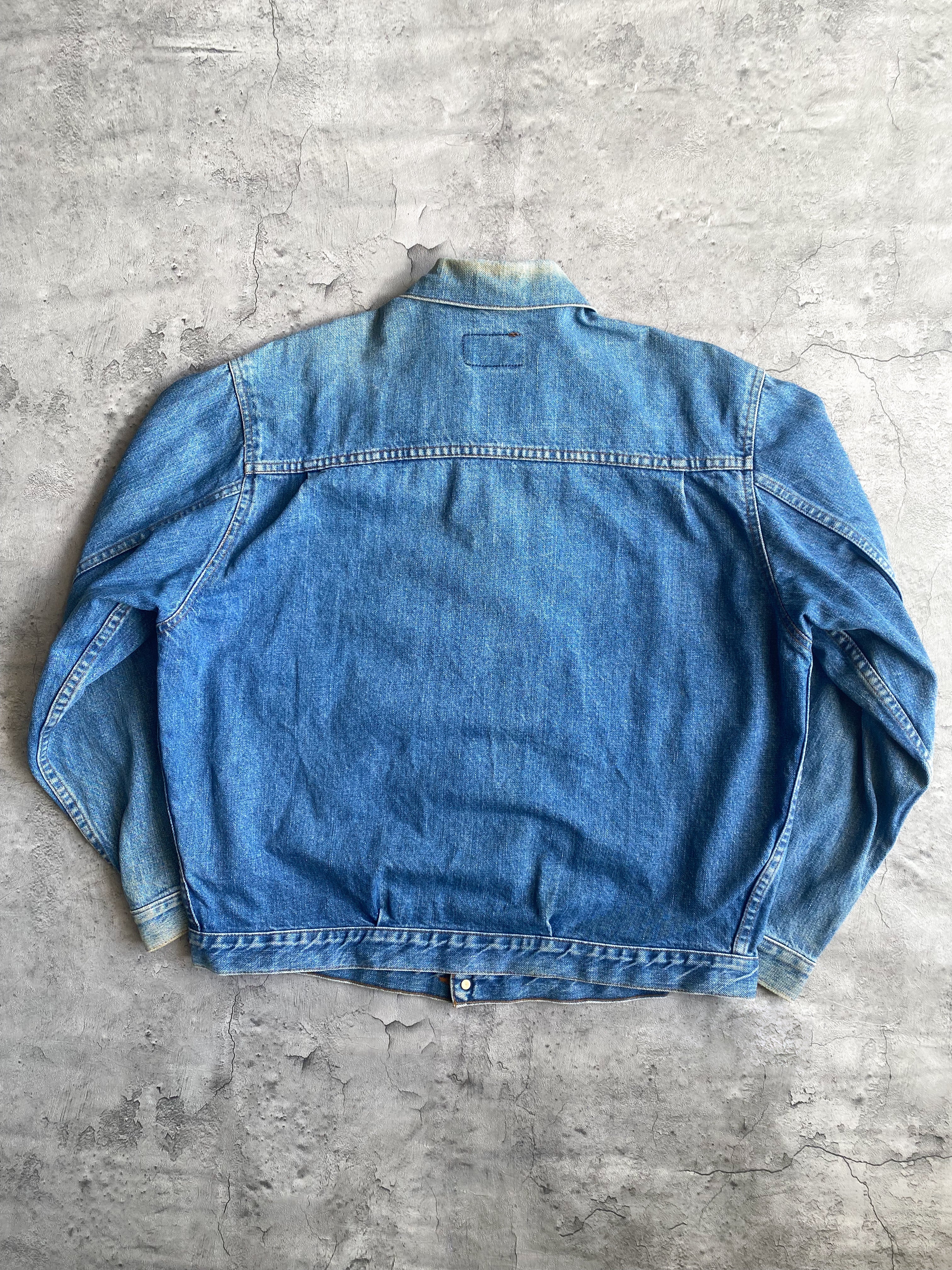 1980S FADED LEVI'S TYPE II DENIM JACKET (L/XL)