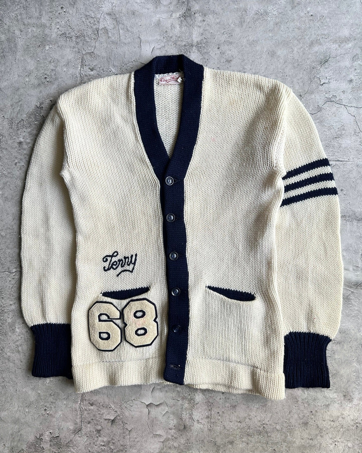 1968 ‘JERRY’ LETTERMAN CARDIGAN (S/M)