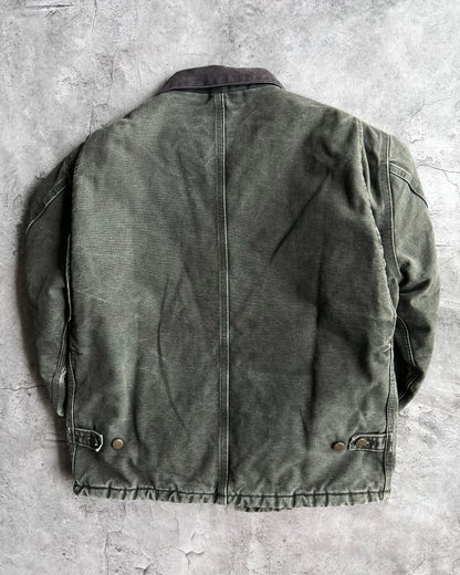 1990S MOSS GREEN CARHARTT ARCTIC WORK JACKET (M)