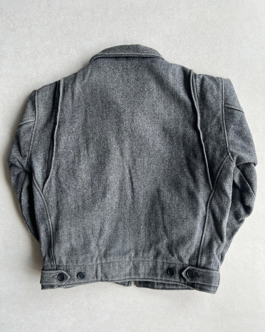 1980S SCHOTT WOOL ZIP-UP JACKET (M)