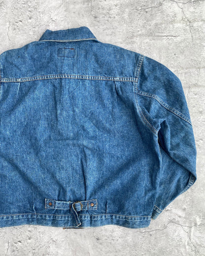 1980S MEDIUM WASHED LEVI'S BIG E TYPE 1 DENIM JACKET (L/XL)