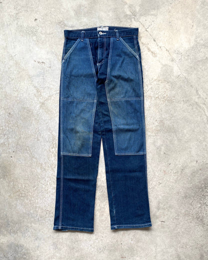 1990S HBT DOUBLE KNEE DENIM JEANS (30X32)