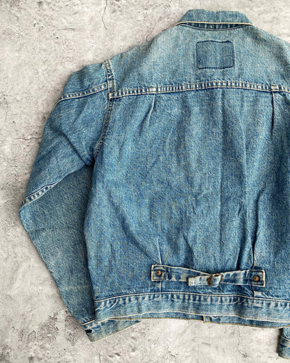 1990S LIGHT WASHED LEVI'S BIG E TYPE I DENIM JACKET (S-L)