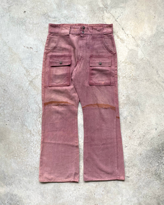 1960S SUN FADED BARE KAT BUSH PANTS (33X29)