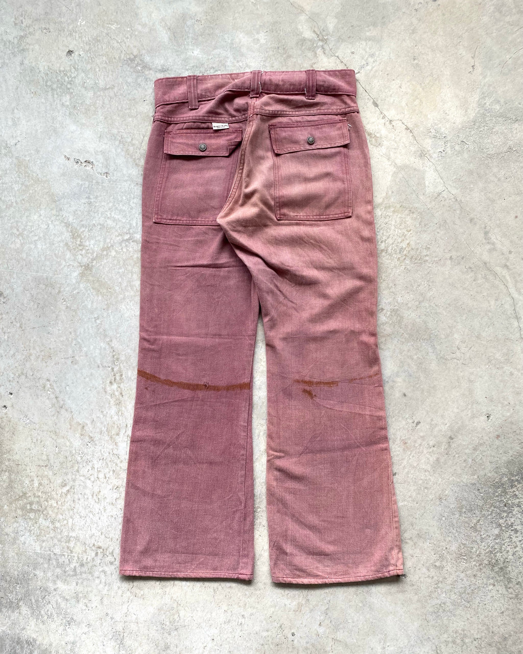 1960S SUN FADED BARE KAT BUSH PANTS (33X29)