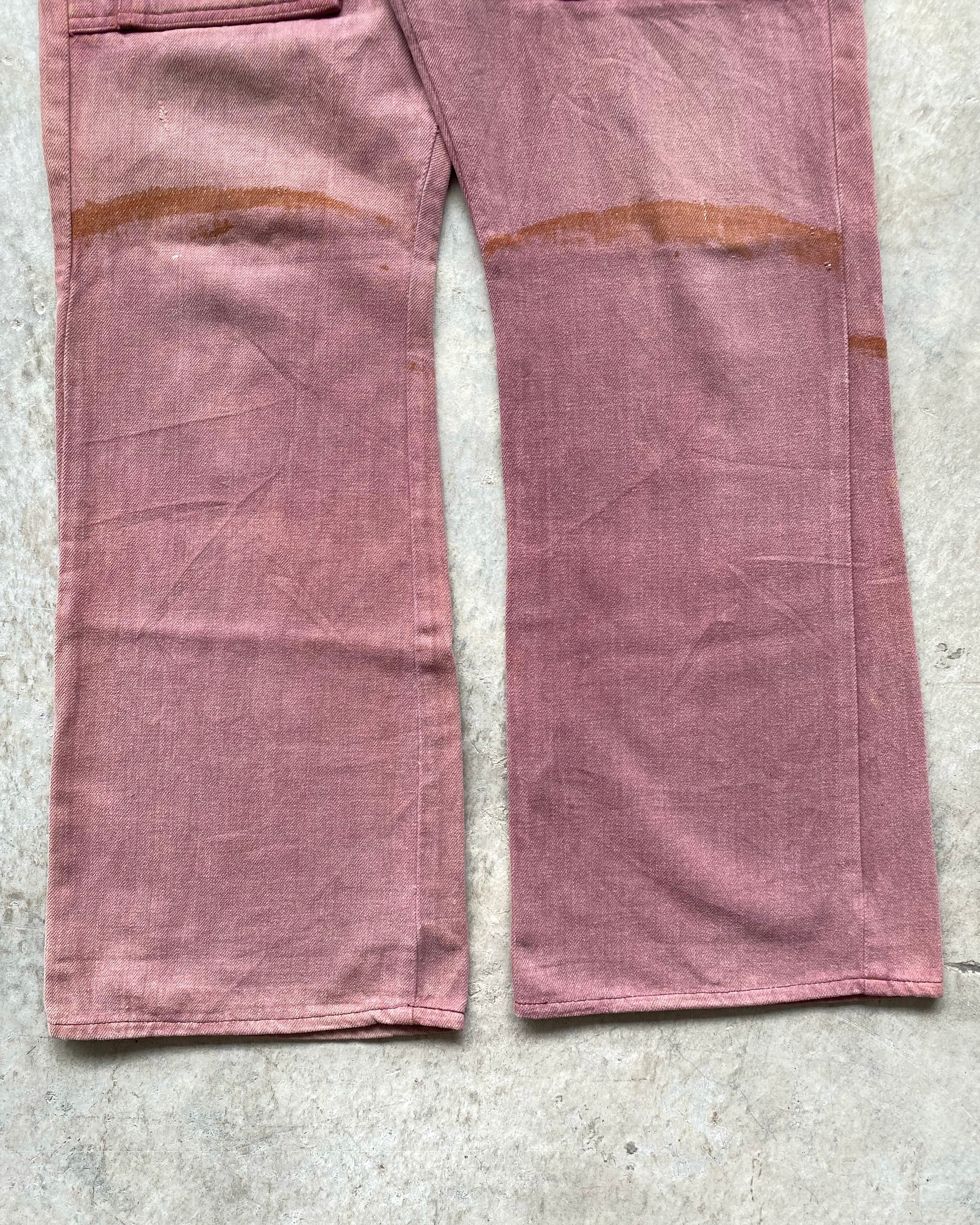 1960S SUN FADED BARE KAT BUSH PANTS (33X29)