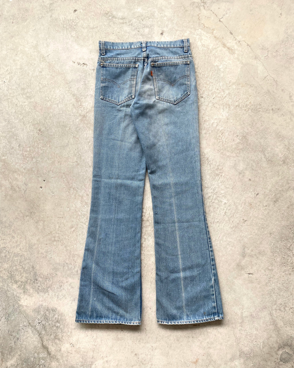 1970S FADED WASHED LEVI'S 646 BOOTCUT JEANS (30X33)