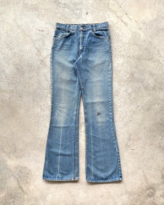 1970S FADED WASHED LEVI'S 646 BOOTCUT JEANS (30X33)