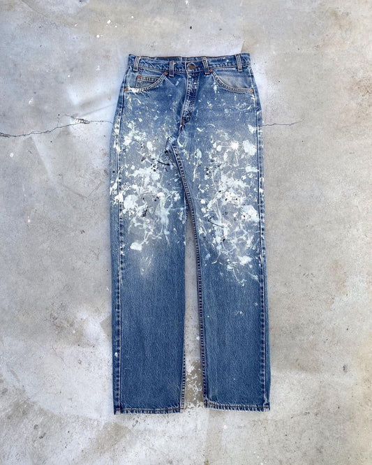 1990s Levi’s 505 Painted Jeans