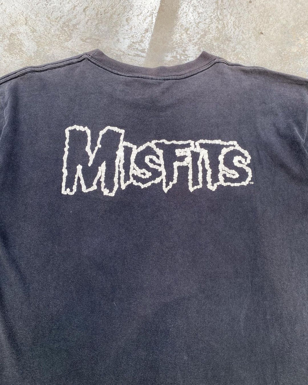 2000 Sun Faded Misfits Skull Tee
