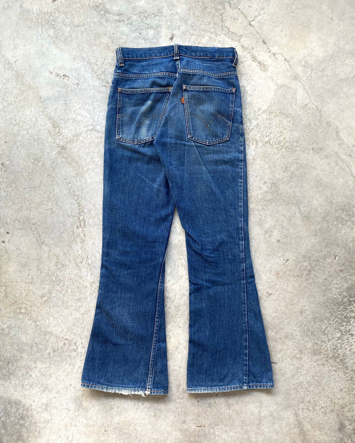 1970S MEDIUM WASHED LEVI'S 646 BOOTCUT JEANS (29X30)